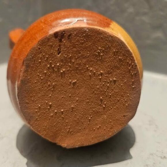 Miniature Spanish Glazed Pottery Water Jug Souvenir 3.5" - Picture 5 of 6